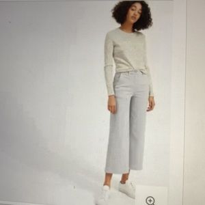 Everlane Light Gray Cropped Pants